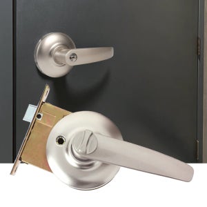 두꺼운문 방문 손잡이 화장실문 방문고리 방화문 현관문 손잡이 래치 도어락 교체