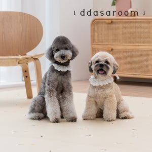 따사룸 강아지 미끄럼방지 롤매트 마블아이보리 110x50x0.6cm