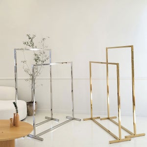 실버 골드 행거 튼튼한 이동식행거 스탠드옷걸이 의류매장 광택 가로1200 높이1300