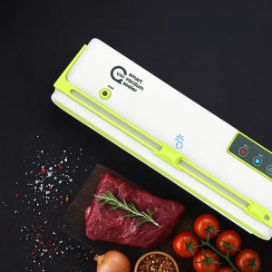 큐백 가정용 진공포장기 자동흡입 자동밀봉 커터기 내장 국산 강력흡입