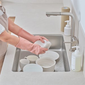 생활공작소 라텍스 고무장갑 설거지장갑 일반형 3쌍