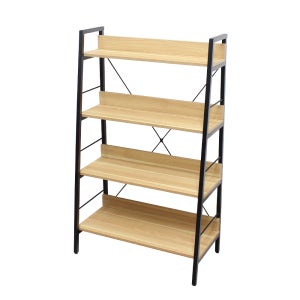 RM디자인 모던 와이드4단 철재 책꽃이 책장