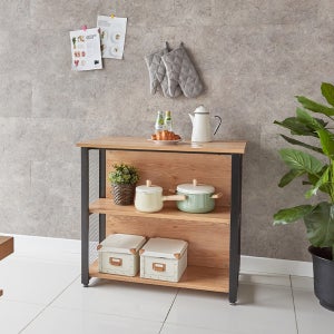 티에스퍼니처 홈바 테이블 아일랜드식탁 900mm, 아카시아