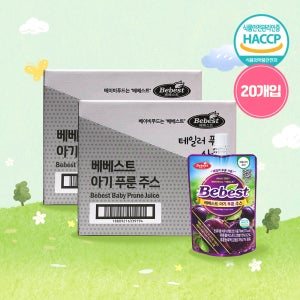 베베스트 아기 푸룬 주스 아이 어린이 음료 70ml, 20개