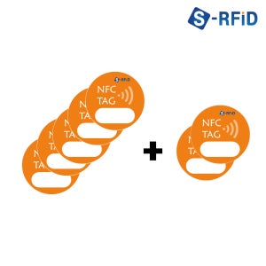 원형 사각형 NFC 태그 스마트폰 Ntag213 카드 라벨 태그 스티커