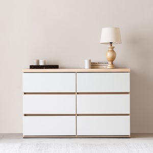 동서가구 미르쉘 1200 6단와이드서랍장 DF911645