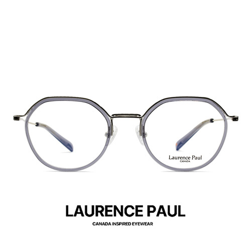 로렌스폴 안경 깔끔한스타일 안경테 닙스 NIPS C2 Silver&amp;Gray