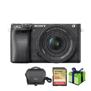 소니 A6400 16502렌즈킷 4K지원128G외6종 ILCE-6400K 미러리스카메라