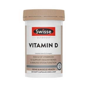 [호주건강식품]스위스 울티부스트 비타민 D 250캡슐 Swisse Ultiboost Vitamin D 250 Capsules