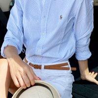 폴로랄프로렌 여성 클래식핏 옥스포드 버튼다운 긴팔셔츠