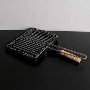 사각 로타리 석쇠 구이팬 SET/생선구이 직화팬 업소용석쇠
