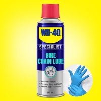 WD-40 체인 윤활유 180ml 자전거 세차 세척제 기어 교체 청소 세척 디그리셔 브러쉬 솔 용품