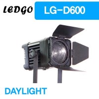 LEDGO LG-D600 : 60W LED Fresnel Light /방송용조명 사진촬영조명 영상조명 영상촬영조명 LED 지속광조명 스팟조명 스포트라이트 무대조명 공연조명