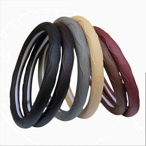 핸들커버 차량용 소가죽 차량용품 자동차 핸들카바