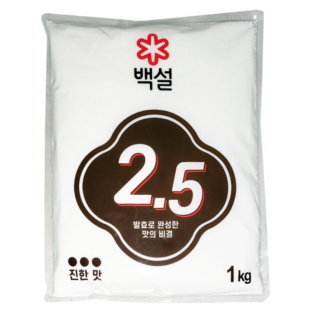 백설 바이오<b>핵산</b> 발효조미료 2.5 ( 1kg )고복합