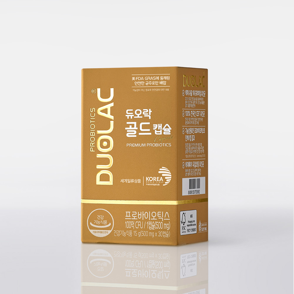 듀오락 골드캡슐 생존력 강한 유산균 30캡슐, 1개
