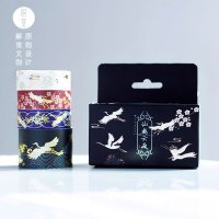 동양풍 금박 백로 마스킹테이프 세트 - 4 PIECE SET