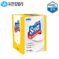 유한킴벌리 빨아쓰는 스카트 일회용 행주 50매 주방 위생 설겆이