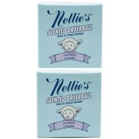 Nellie’s Scented Wool Dryerball Lavender Scented 넬리스 섬유 유연제 50번 지속 라벤더향 드라이어볼 2팩