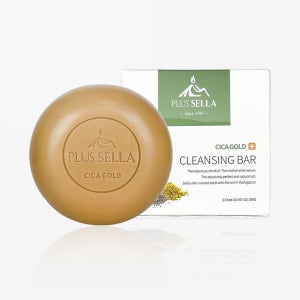 플러스셀라 시카골드 올인원 천연 화산재 클렌징바 (모낭염 모공 여드름케어 )