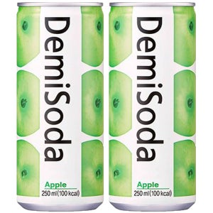 데미소다250ml 30캔 사과 애플과즙탄산