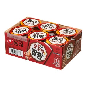 농심 오징어짬뽕 작은컵 컵라면 67g / 6입