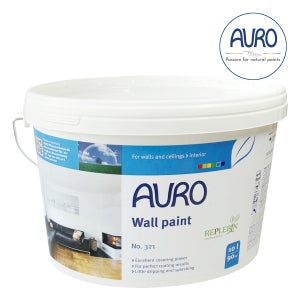 [AURO No.321 백색] 아우로 내부용 월페인트 10L(약90㎡시공) 벽지페인트 천연페인트 셀프페인팅