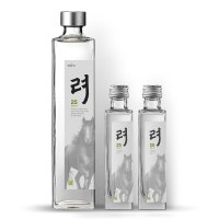 려 증류소주 25 미니어쳐 세트 2호 - 500ml 1병 + 75ml 2병 (쌀, 고구마 증류 원액 블랜딩)