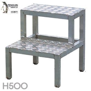 산업용 작업발판 계단 BG50/2단 높이500mm 사다리 작업대 산업용계단 산업용사다리 우마사다리 발판계단 작업계단 계단식 작업대 사다리계단 계단사다리