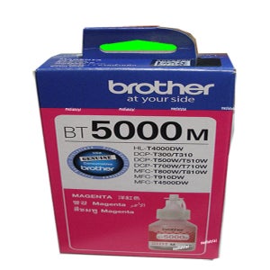 브라더 DCP-T510W DCP-T520W DCT-T525W 무한 프린터 정품 컬러 빨강 잉크 BT5000M