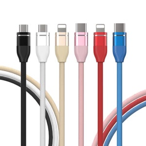 칼리아 1+1 고속 충전 케이블 C타입/8핀/5핀/아이폰