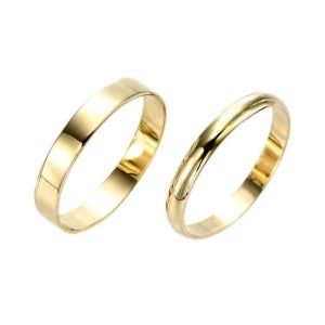 14K 18K 3푼 1.12g 커플링 평반지 금 엥게이지 민자 가족 반지 실반지