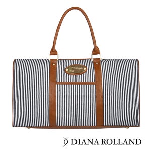 여해용 보조 가방 중형 보스턴백 스트라이프