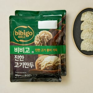비비고 얇은피 진한고기만두 400g, 4개