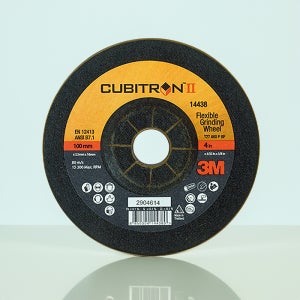 3M 절단석 큐비트론2 플렉시블 그라인딩 디스크 100mm x 16mm 20장 옵셋