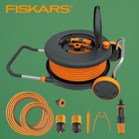 Fiskars 피스카스 무독성 워터릴 호스감기 꼬이지않는 물호스 수도 호스세트 20M