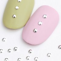 네일 반볼참 1.0mm 실버 50개입 셀프네일재료 네일파츠