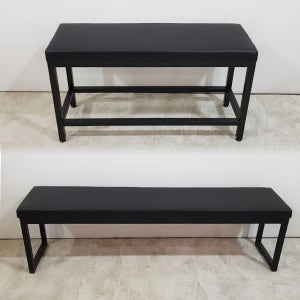 푸른숲가구 쿠션 벤치 식탁의자 아일랜드 대기석 빠벤치의자 1000x350x높이450