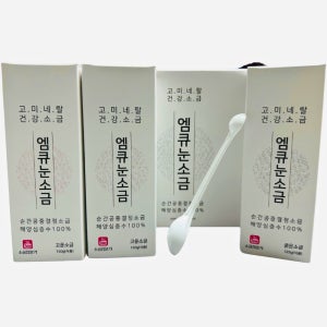 해양심층수로 만든 고 미네랄소금,저염,엠큐눈소금 세트 고운2+굵은1 선물 포장 오씨아드