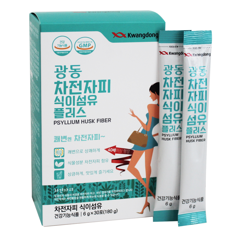 광동 쾌변 차전자피 <b>식이섬유</b> 30포 차전자피가루 차전자피환 분말 차전차피