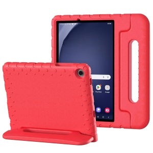 핸드그립 에바폼 어린이 안전 범퍼 태블릿 케이스 stc006 레드, 갤럭시 탭4 어드밴스 (10.1인치)