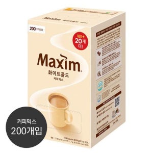 동서 맥심 화이트골드 커피믹스 200T