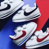 [배송포함] 나이키 코르테즈 아기 우주복 등원신발 Nike Cortez Basic SL 흰빨 운동화 키즈신발 조카선물 백일선물 애기조던