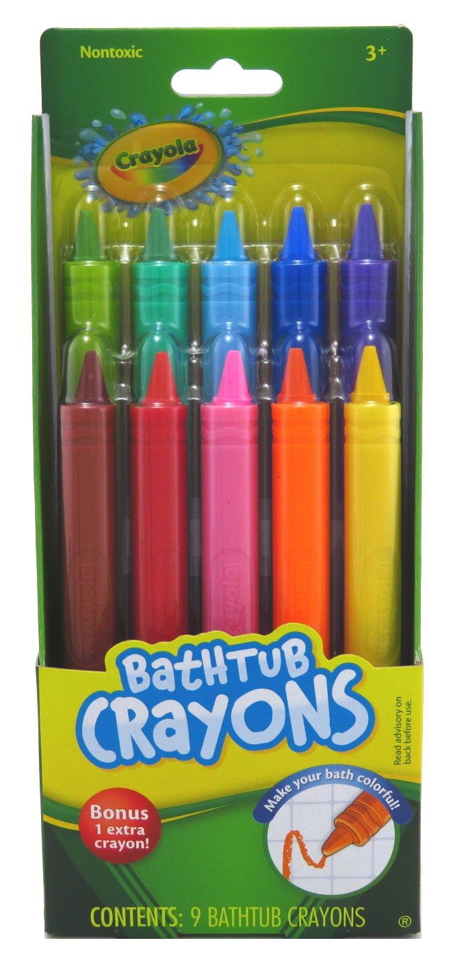 Crayola Bathtub Crayons with Crayola Color Bath Drops 60 Tablets