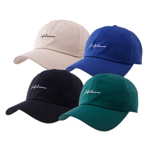 찬스ChanS 브랜드 코튼 레터링 볼캡 여자 남자 여름 야구 모자 BR-C31038