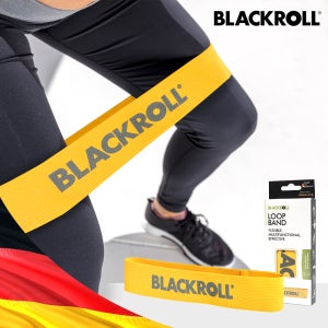 독일 블랙롤 루프밴드 바레 필라테스 홈트 힙업 스쿼트 허벅지 힙쓰러스트 보관파우치 옐로우