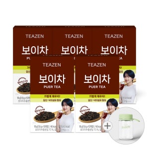 티젠 보이차 추출분말 10스틱X5박스 (보틀 포함)