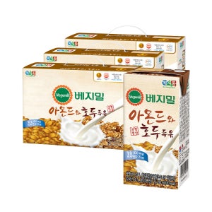베지밀 아몬드와 호두 두유 190ml 72팩