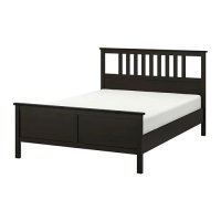 이케아 HEMNES 헴네스 침대프레임, 블랙브라운, 뢴세트 / 150x200cm (291.982.65)