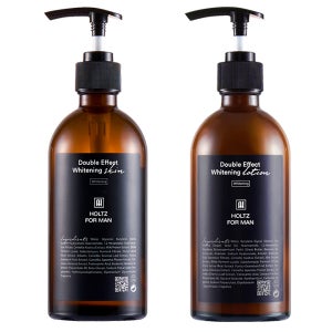 홀츠포맨 옴므 남자 남성 화장품 4배 미백 화이트닝 스킨 토너 로션 에멀젼 2종 세트 300ml